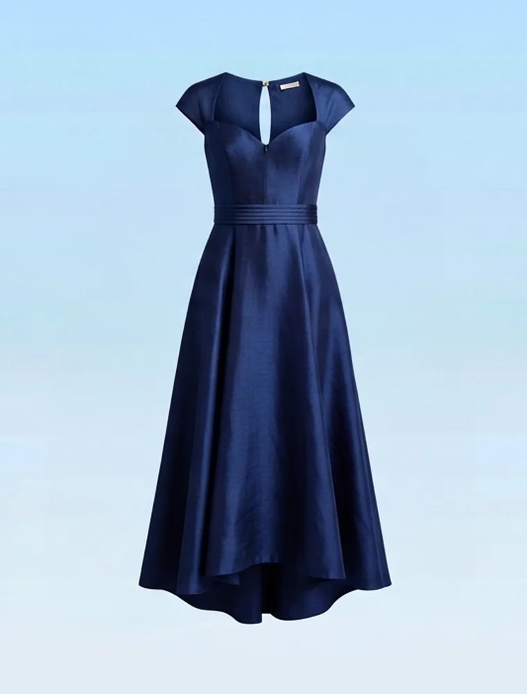 Robe de soirée bleu nuit